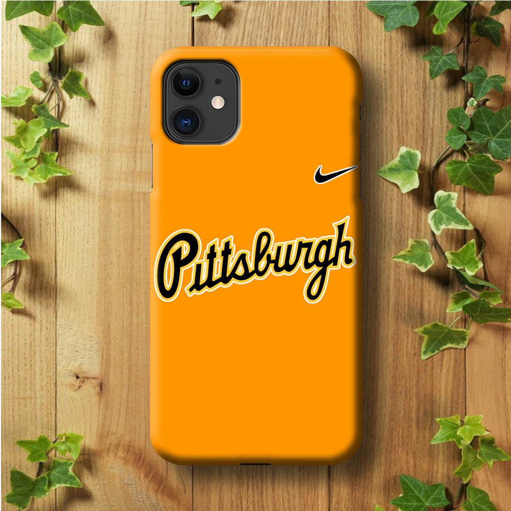 Baseball Pittsburgh Pirates MLB 002 iPhone 11 Case-Plastic / Full Wrap (3D Case)-Xtracase