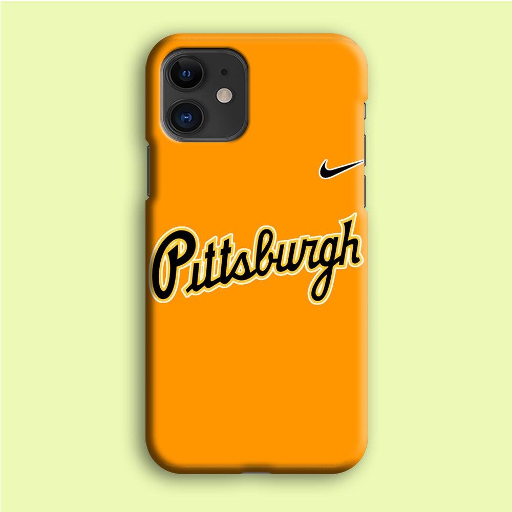 Baseball Pittsburgh Pirates MLB 002 iPhone 12 Mini Case-Plastic / Full Wrap (3D Case)-Xtracase