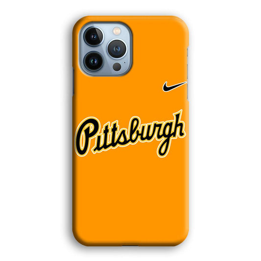 Baseball Pittsburgh Pirates MLB 002 iPhone 13 Pro Max Case-Plastic / Full Wrap (3D Case)-Xtracase
