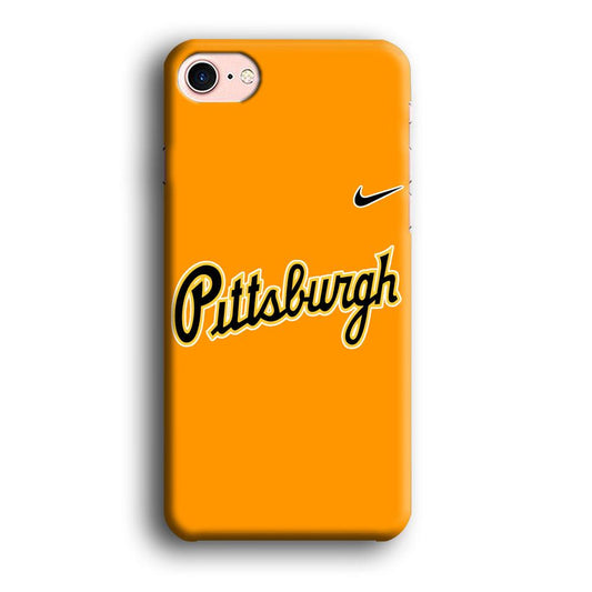 Baseball Pittsburgh Pirates MLB 002 iPhone 8 Case-Plastic / Full Wrap (3D Case)-Xtracase