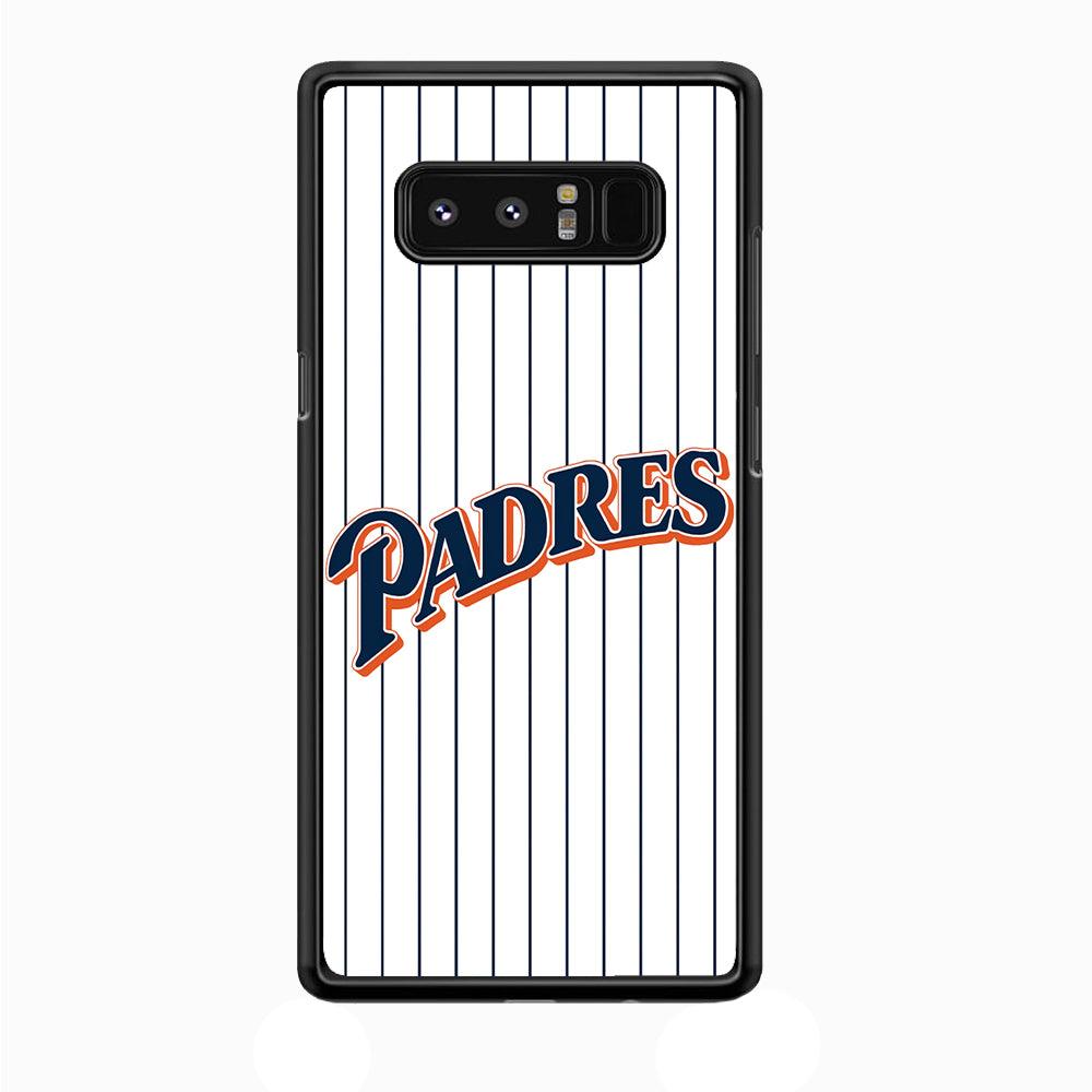 Baseball San Diego Padres MLB 001 Samsung Galaxy Note 8 Case-Plastic / Full Wrap (3D Case)-Xtracase