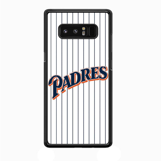 Baseball San Diego Padres MLB 001 Samsung Galaxy Note 8 Case-Plastic / Full Wrap (3D Case)-Xtracase
