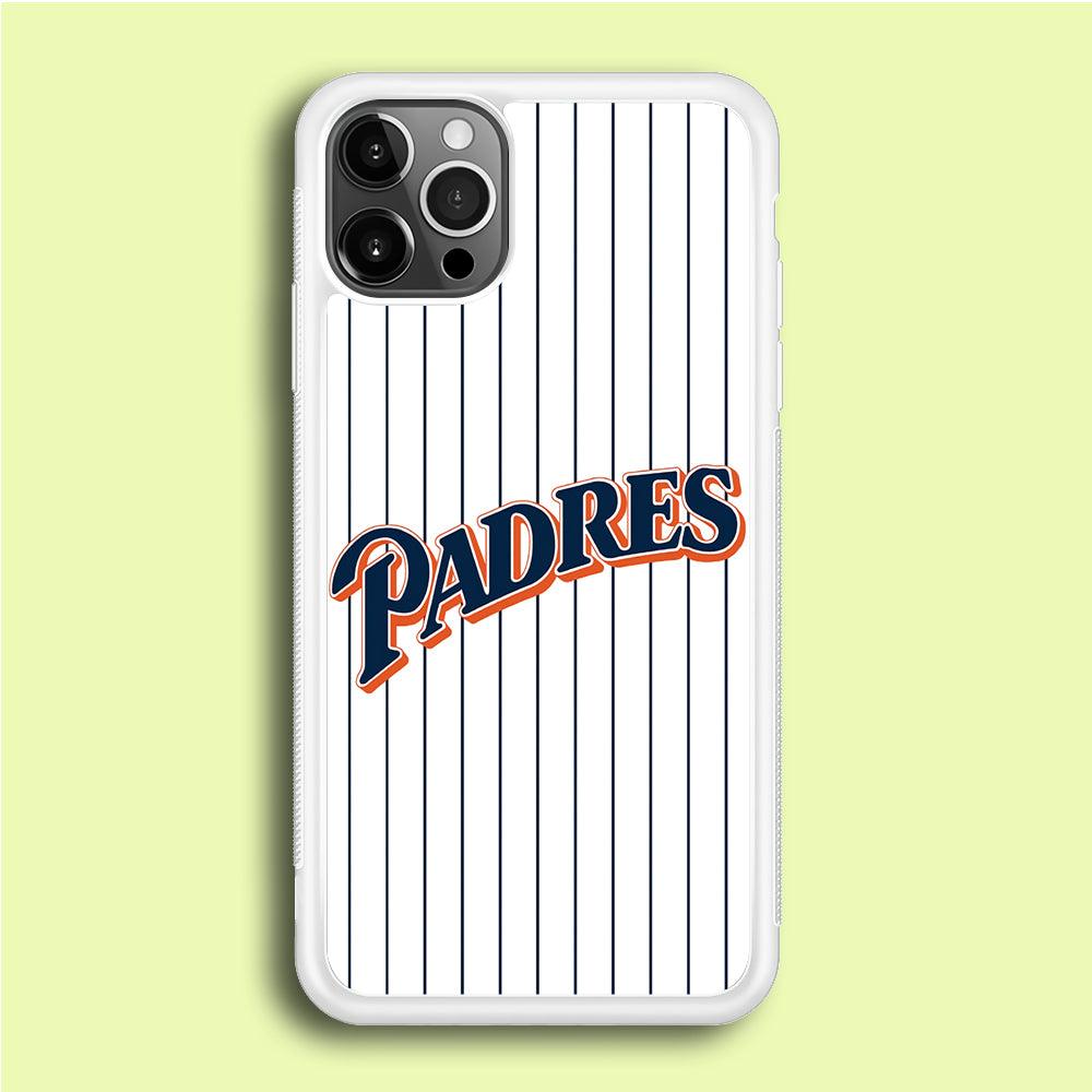 Baseball San Diego Padres MLB 001 iPhone 12 Pro Case-Plastic / Full Wrap (3D Case)-Xtracase