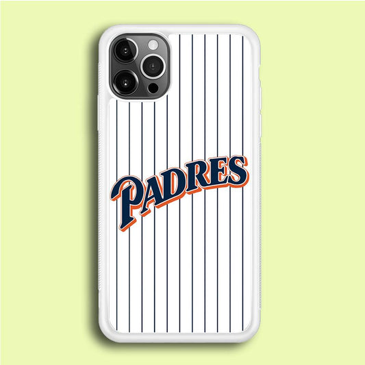 Baseball San Diego Padres MLB 001 iPhone 12 Pro Case-Plastic / Full Wrap (3D Case)-Xtracase