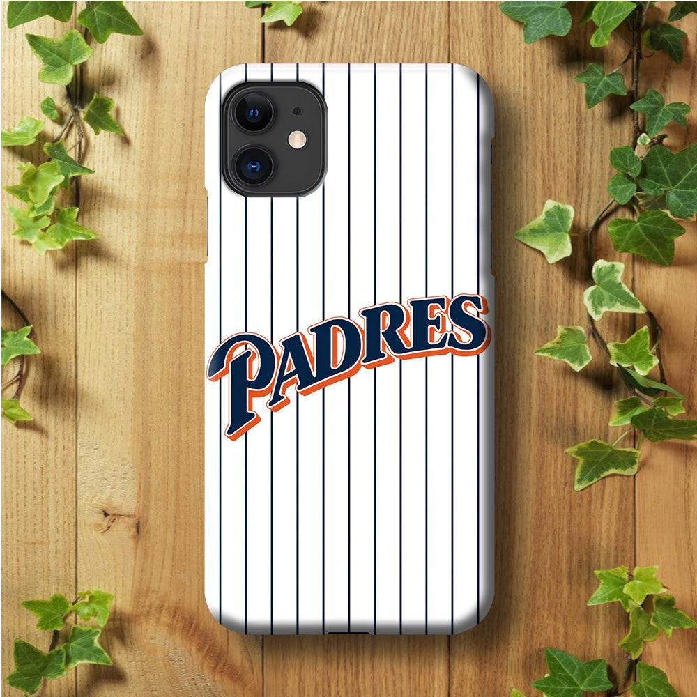 Baseball San Diego Padres MLB 001 iPhone 11 Case-Plastic / Full Wrap (3D Case)-Xtracase