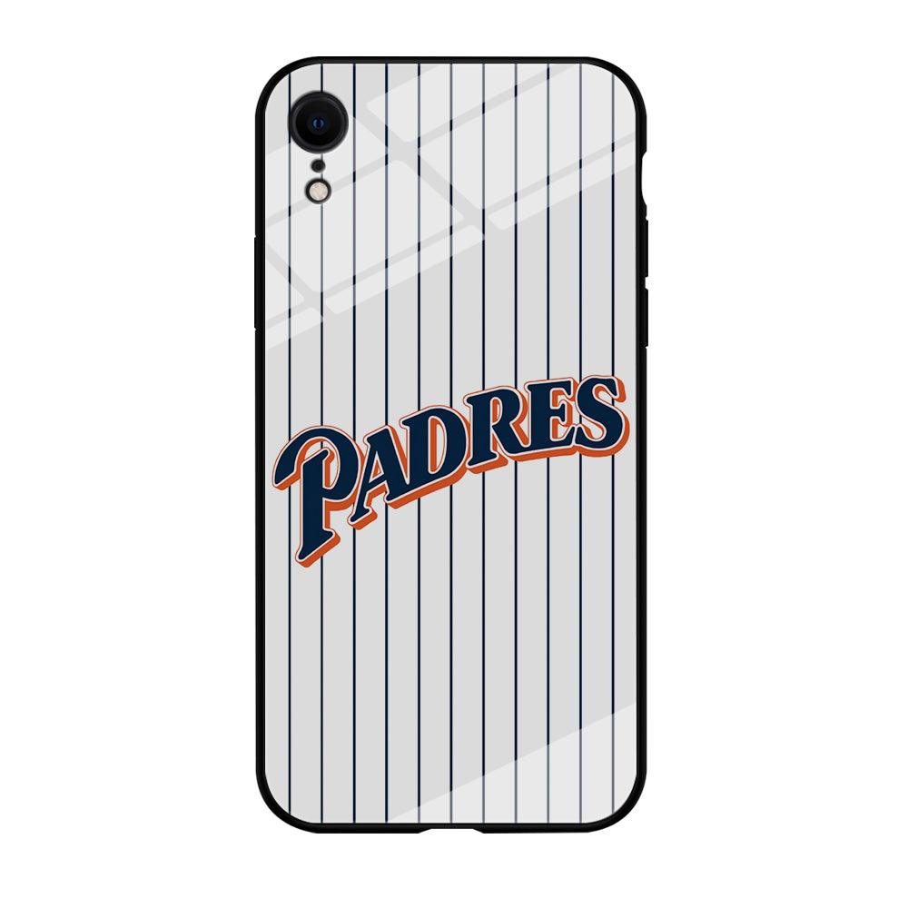 Baseball San Diego Padres MLB 001 iPhone XR Case-Tempered Glass Case-Xtracase