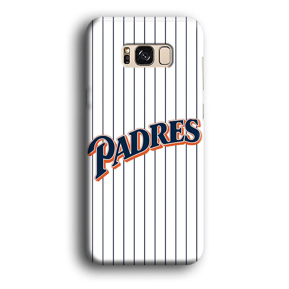 Baseball San Diego Padres MLB 001 Samsung Galaxy S8 Case-Plastic / Full Wrap (3D Case)-Xtracase