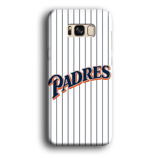 Baseball San Diego Padres MLB 001 Samsung Galaxy S8 Case-Plastic / Full Wrap (3D Case)-Xtracase