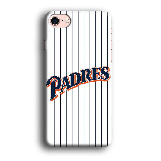 Baseball San Diego Padres MLB 001 iPhone 8 Case-Plastic / Full Wrap (3D Case)-Xtracase