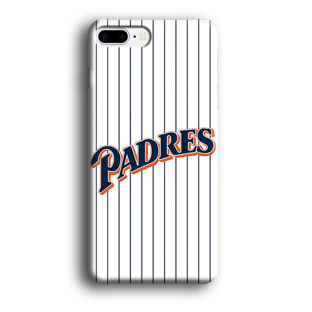 Baseball San Diego Padres MLB 001 iPhone 8 Plus Case-Plastic / Full Wrap (3D Case)-Xtracase
