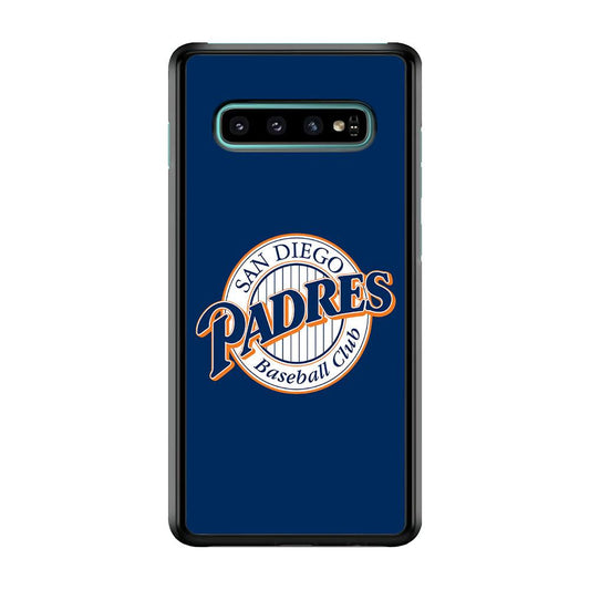 Baseball San Diego Padres MLB 002 Samsung Galaxy S10 Plus Case-Plastic / Full Wrap (3D Case)-Xtracase