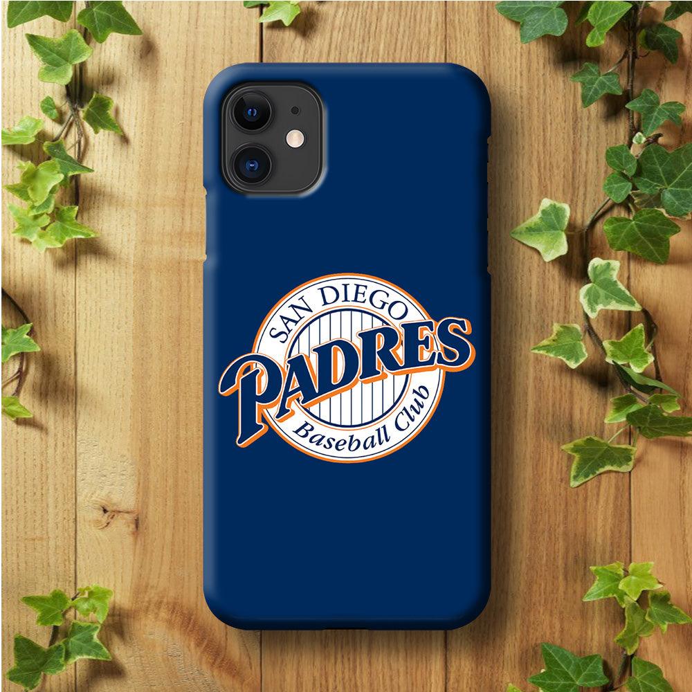 Baseball San Diego Padres MLB 002 iPhone 11 Case-Plastic / Full Wrap (3D Case)-Xtracase