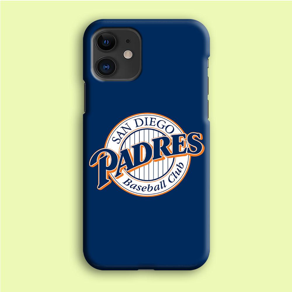 Baseball San Diego Padres MLB 002 iPhone 12 Case-Plastic / Full Wrap (3D Case)-Xtracase