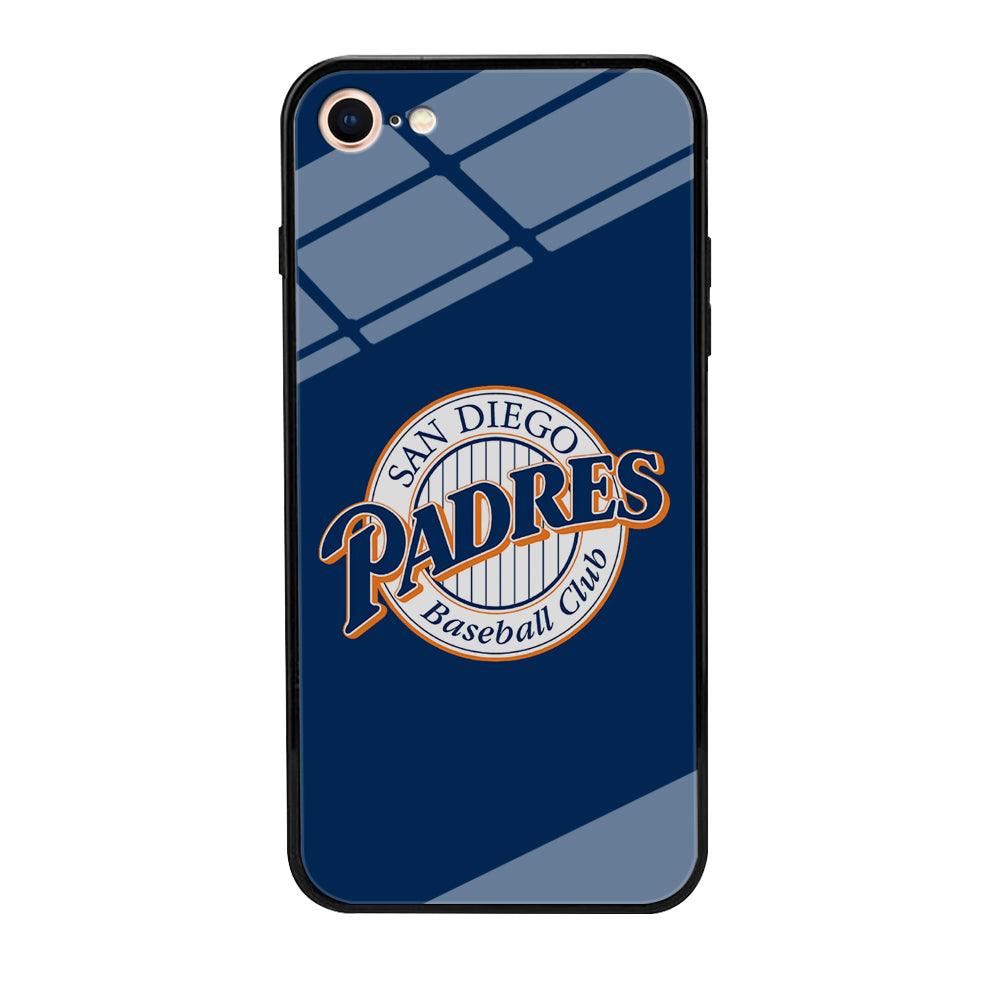 Baseball San Diego Padres MLB 002 iPhone 8 Case-Tempered Glass Case-Xtracase