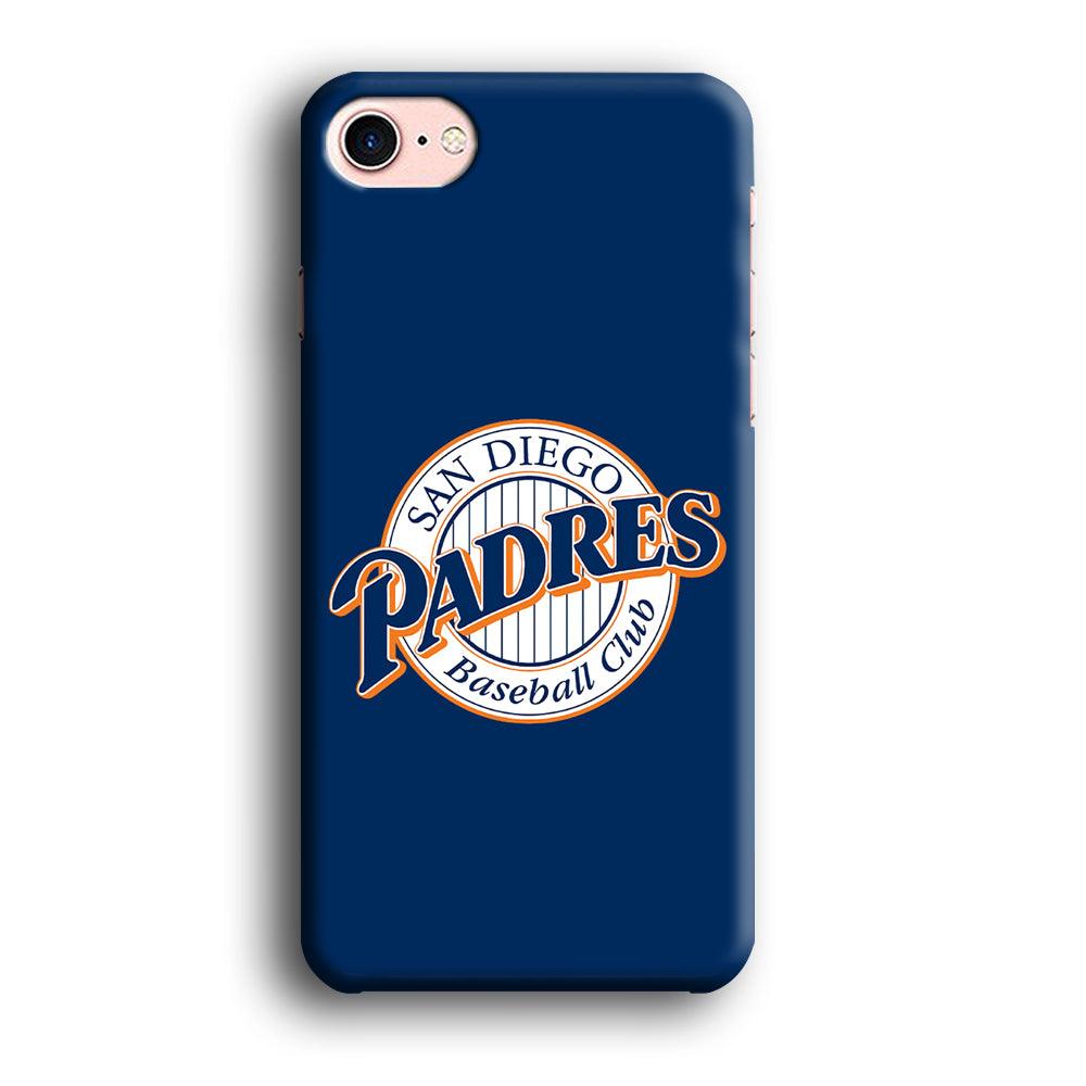 Baseball San Diego Padres MLB 002 iPhone 7 Case-Plastic / Full Wrap (3D Case)-Xtracase
