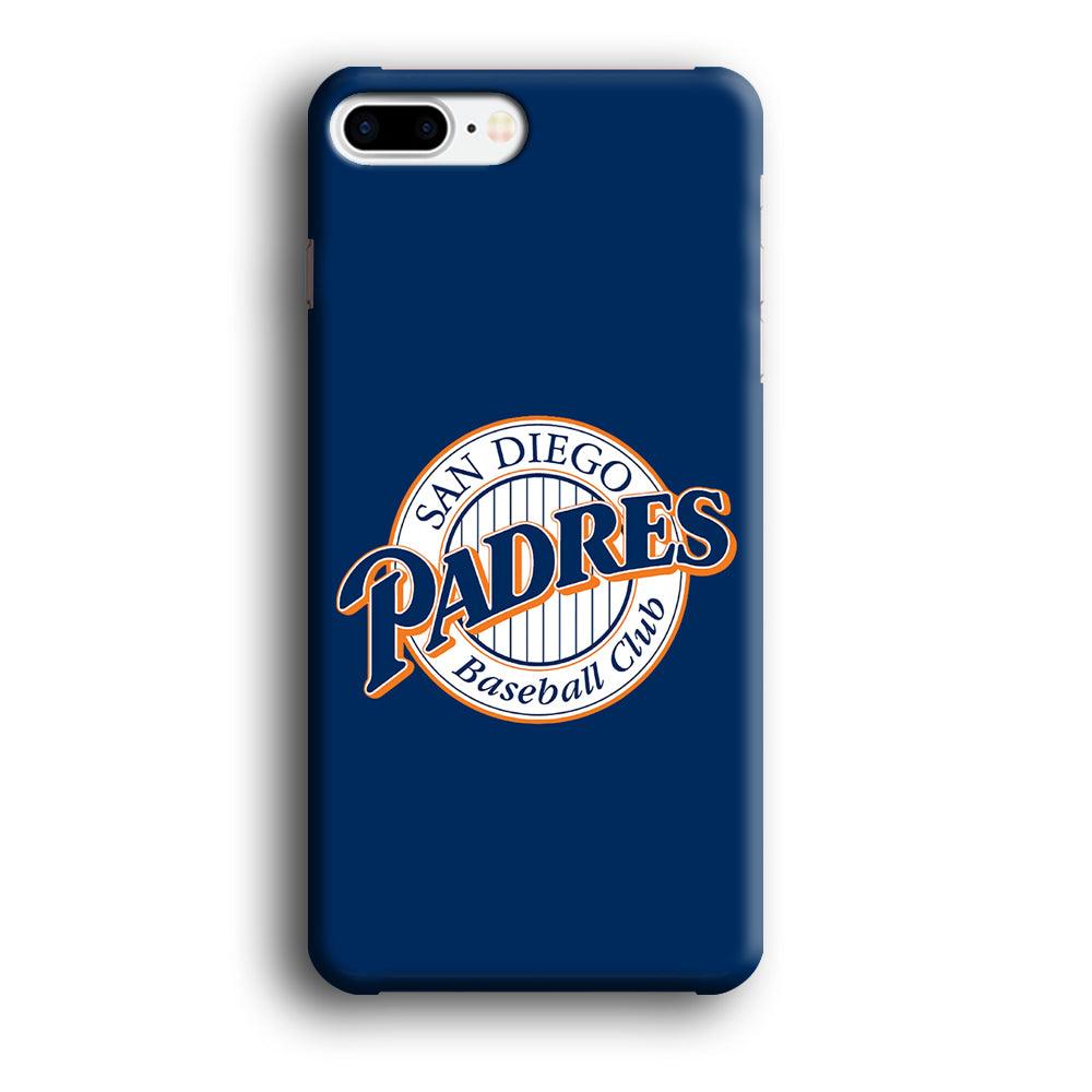 Baseball San Diego Padres MLB 002 iPhone 8 Plus Case-Plastic / Full Wrap (3D Case)-Xtracase