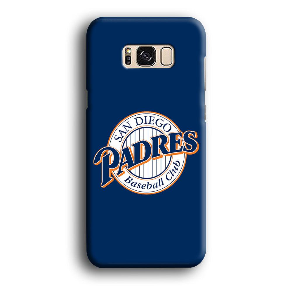Baseball San Diego Padres MLB 002 Samsung Galaxy S8 Case-Plastic / Full Wrap (3D Case)-Xtracase