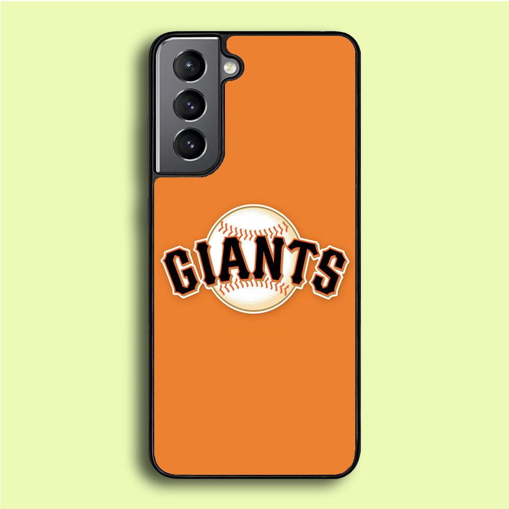 Baseball San Francisco Giants MLB 001 Samsung Galaxy S21 Plus Case-Rubber / Black (2D Case)-Xtracase