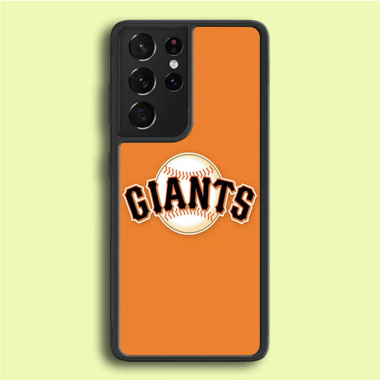 Baseball San Francisco Giants MLB 001 Samsung Galaxy S21 Ultra Case-Plastic / Full Wrap (3D Case)-Xtracase
