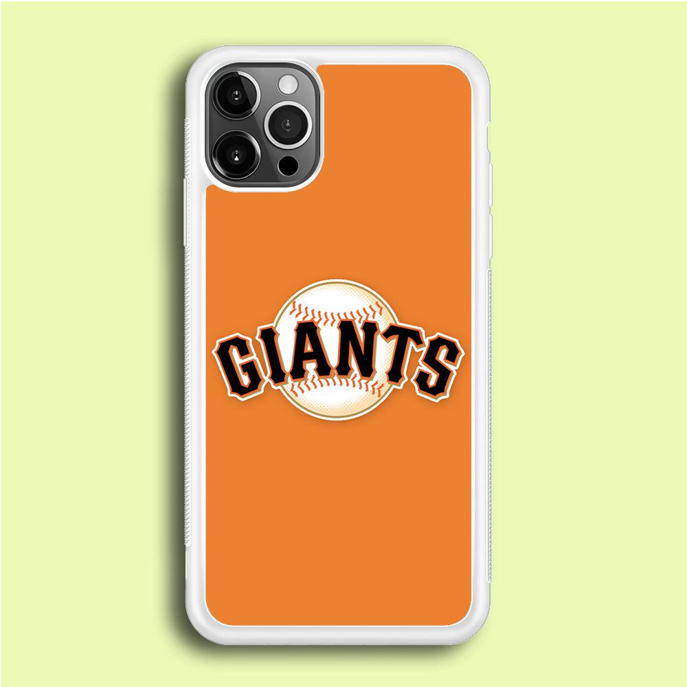 Baseball San Francisco Giants MLB 001 iPhone 12 Pro Case-Rubber / White (2D Case)-Xtracase