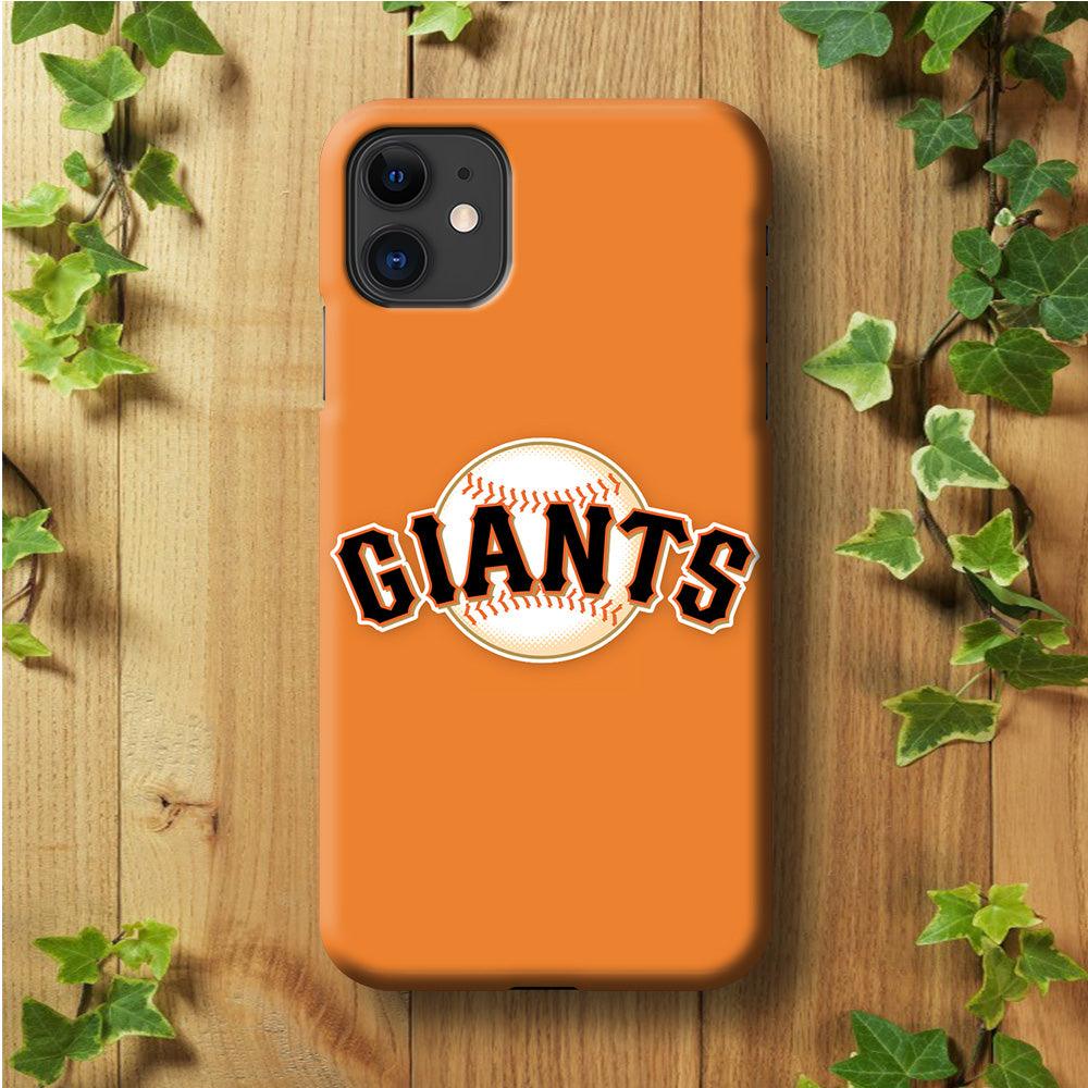 Baseball San Francisco Giants MLB 001 iphone 11 Case-Plastic / Full Wrap (3D Case)-Xtracase