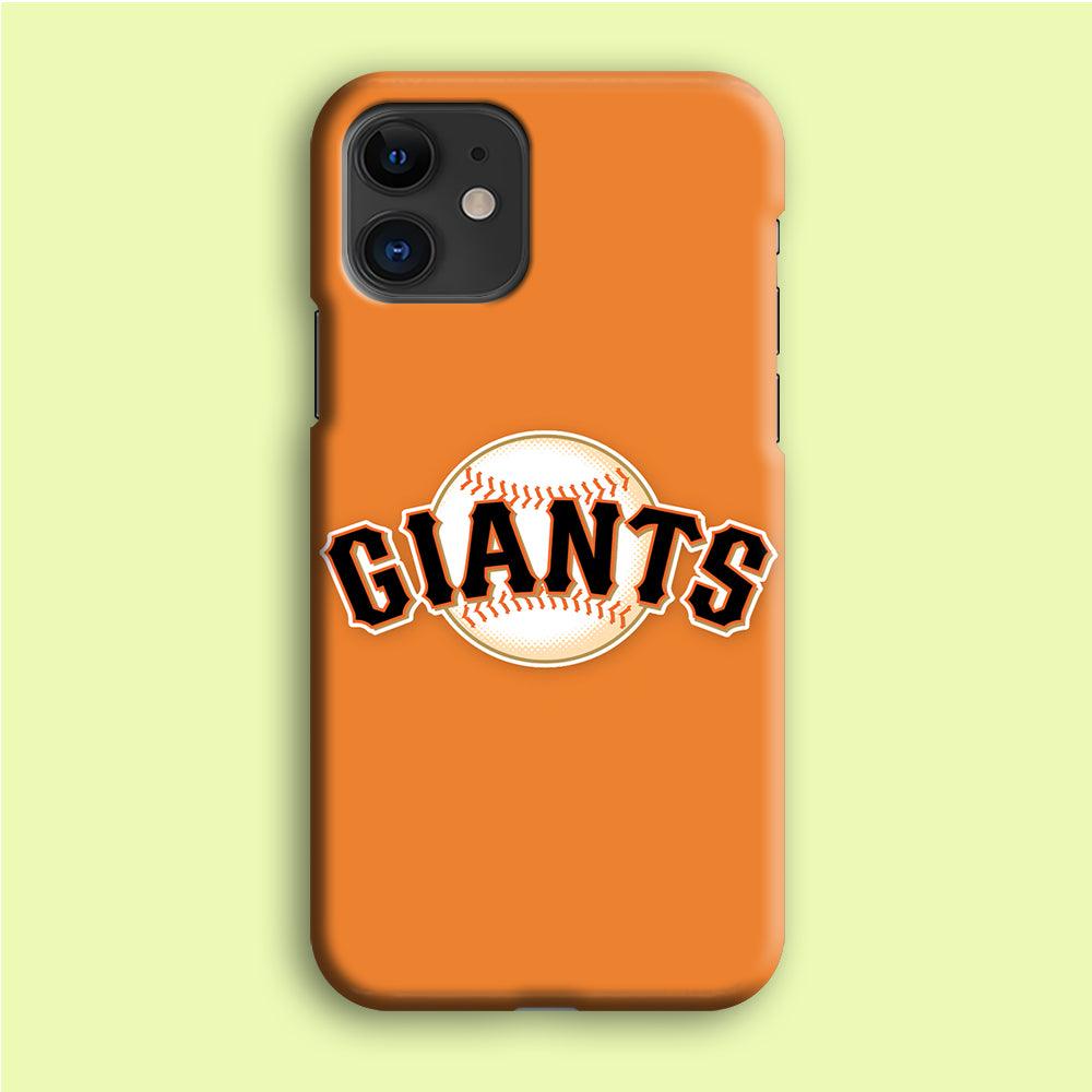 Baseball San Francisco Giants MLB 001 iPhone 12 Mini Case-Plastic / Full Wrap (3D Case)-Xtracase