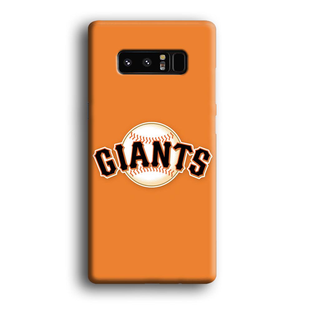 Baseball San Francisco Giants MLB 001 Samsung Galaxy Note 8 3D Case-Xtracase