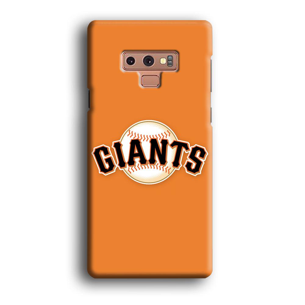 Baseball San Francisco Giants MLB 001 Samsung Galaxy Note 9 3D Case-Xtracase