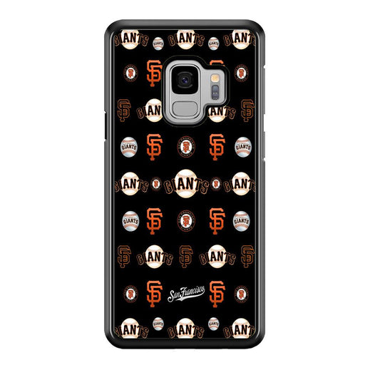 Baseball San Francisco Giants MLB 002 Samsung Galaxy S9 Case-Plastic / Full Wrap (3D Case)-Xtracase