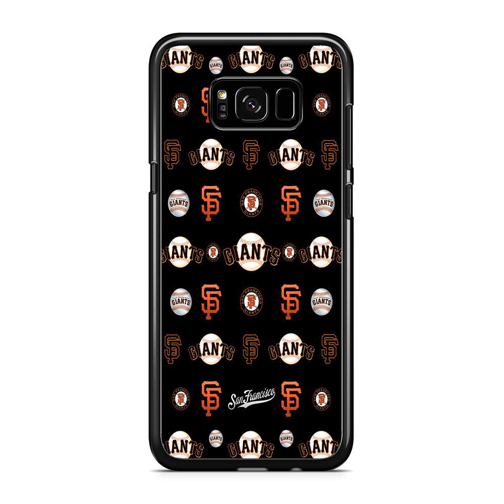 Baseball San Francisco Giants MLB 002 Samsung Galaxy S8 Case-Rubber / Black (2D Case)-Xtracase