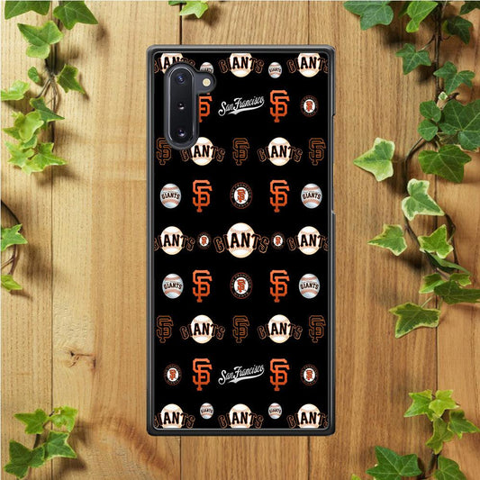 Baseball San Francisco Giants MLB 002 Samsung Galaxy Note 10 Case-Plastic / Full Wrap (3D Case)-Xtracase