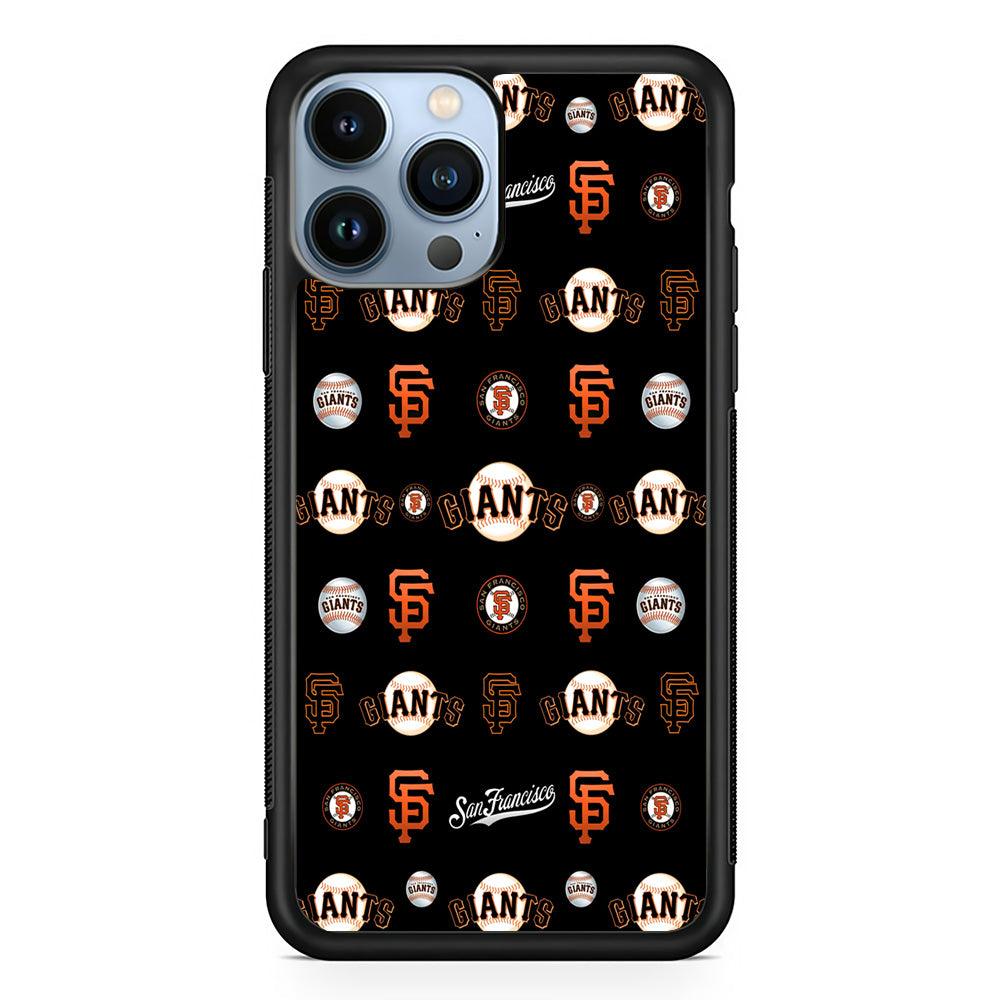 Baseball San Francisco Giants MLB 002 iPhone 13 Pro Case-Rubber / Black (2D Case)-Xtracase