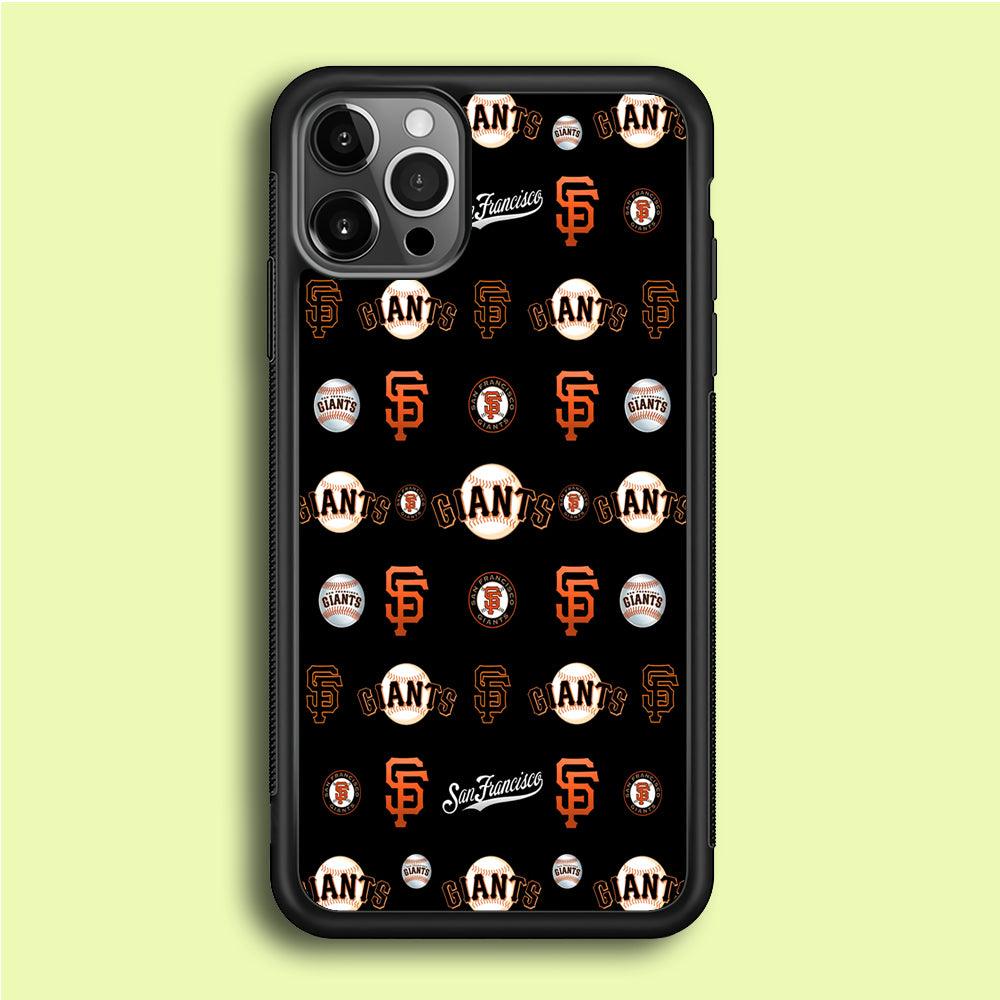 Baseball San Francisco Giants MLB 002 iPhone 12 Pro Case-Rubber / Black (2D Case)-Xtracase