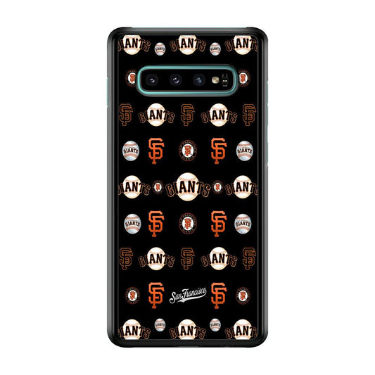 Baseball San Francisco Giants MLB 002 Samsung Galaxy S10 Case-Plastic / Full Wrap (3D Case)-Xtracase