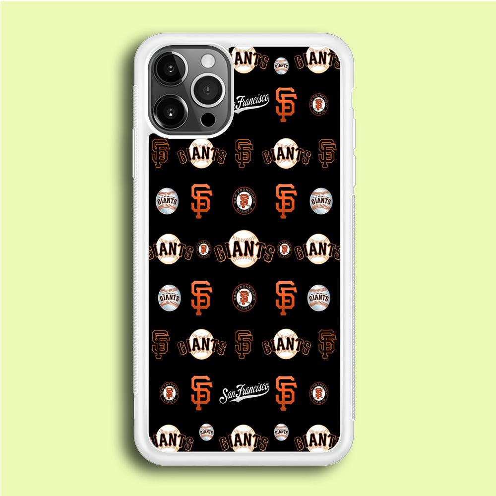 Baseball San Francisco Giants MLB 002 iPhone 12 Pro Case-Rubber / White (2D Case)-Xtracase