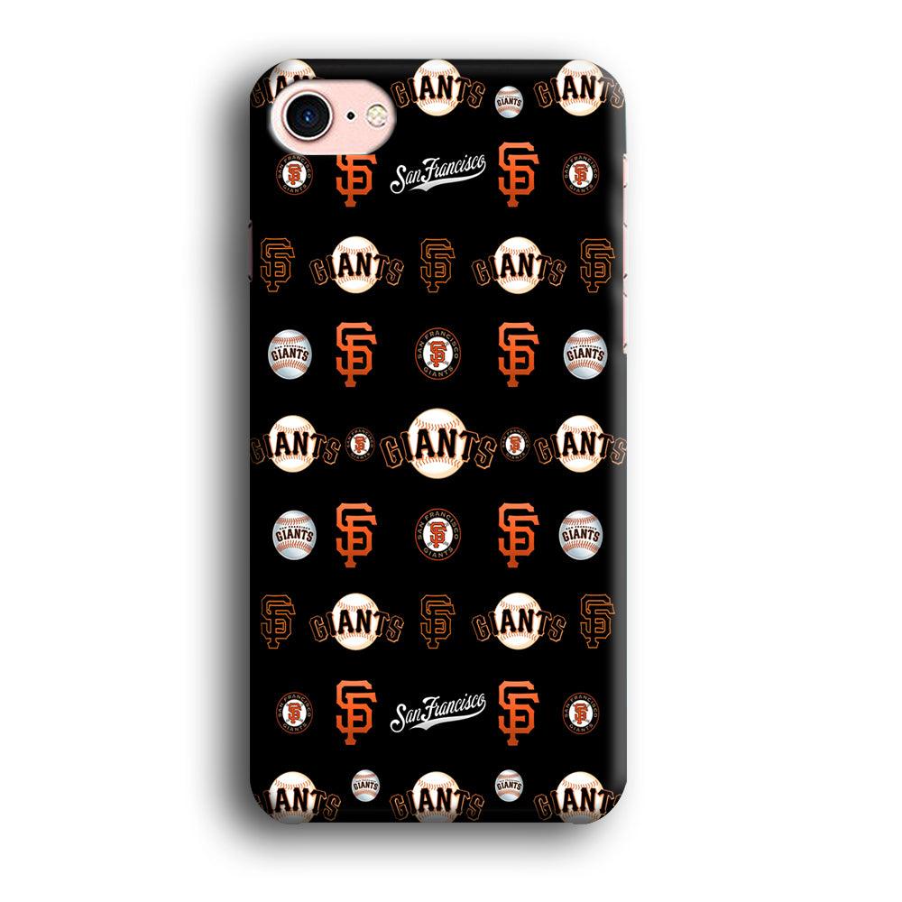 Baseball San Francisco Giants MLB 002 iPhone SE 2020 Case-Plastic / Full Wrap (3D Case)-Xtracase