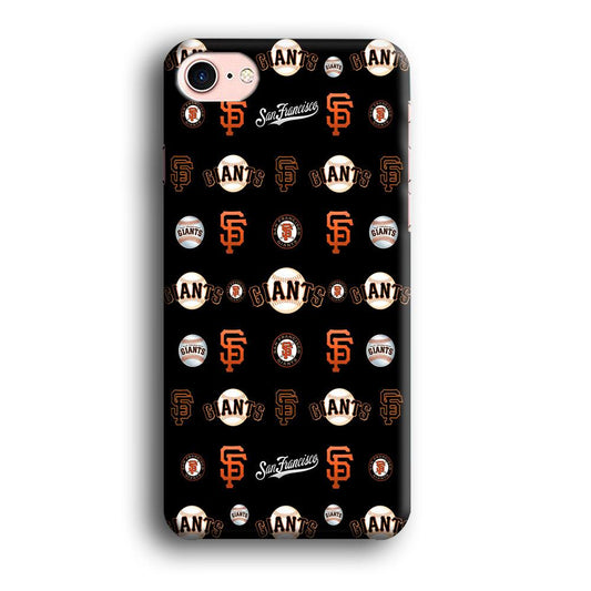 Baseball San Francisco Giants MLB 002 iPhone SE 2020 Case-Plastic / Full Wrap (3D Case)-Xtracase