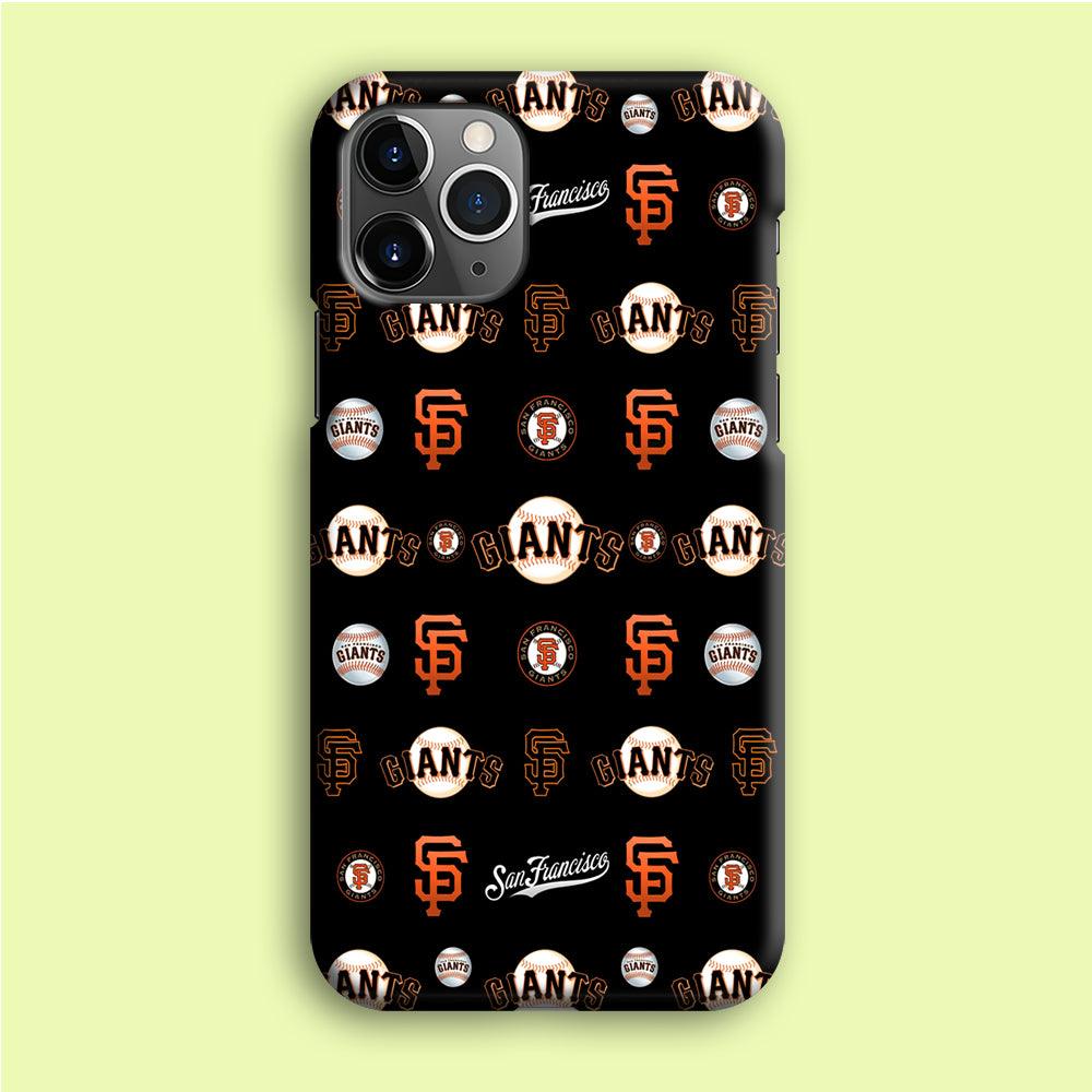 Baseball San Francisco Giants MLB 002 iPhone 12 Pro Case-Plastic / Full Wrap (3D Case)-Xtracase