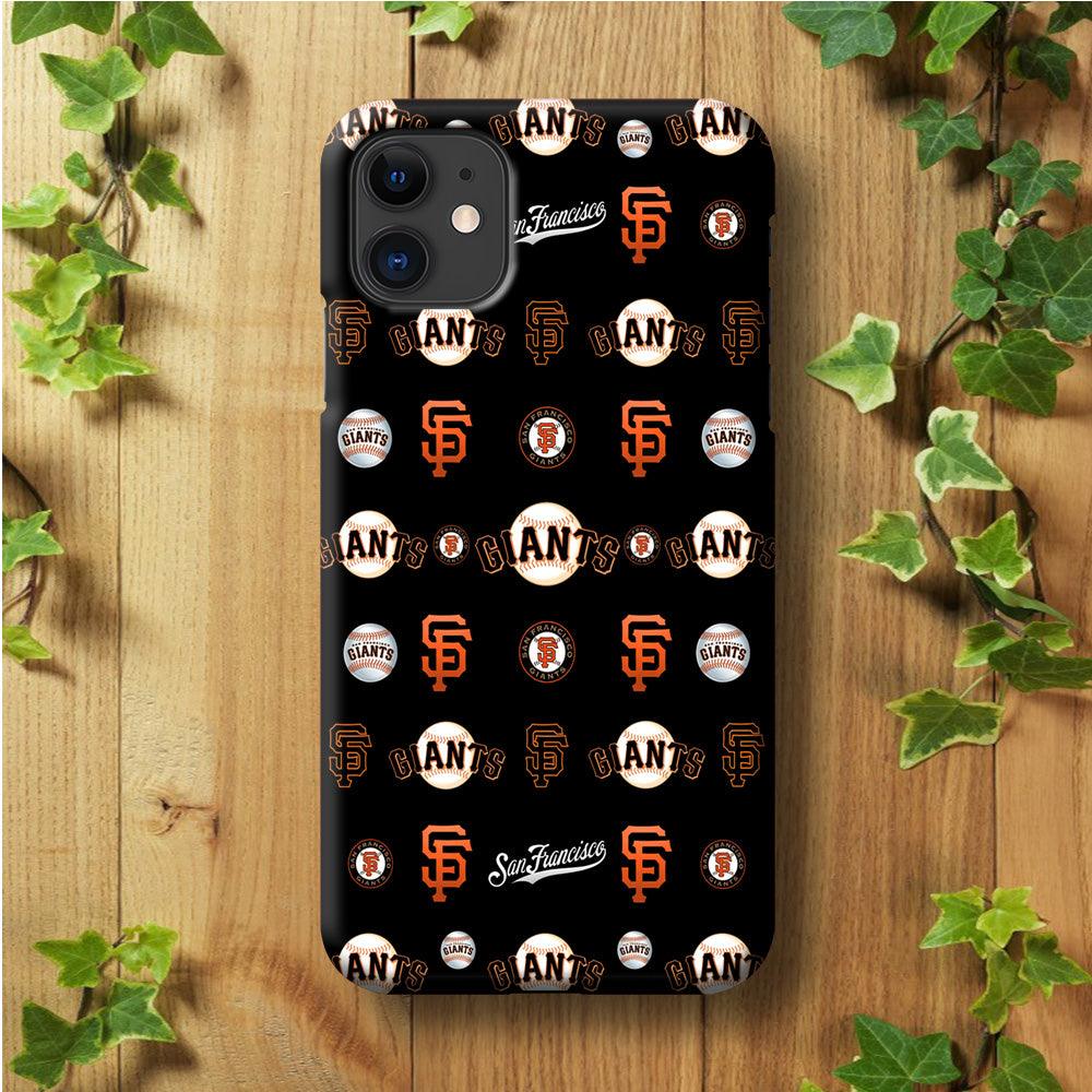 Baseball San Francisco Giants MLB 002 iPhone 11 Case-Plastic / Full Wrap (3D Case)-Xtracase