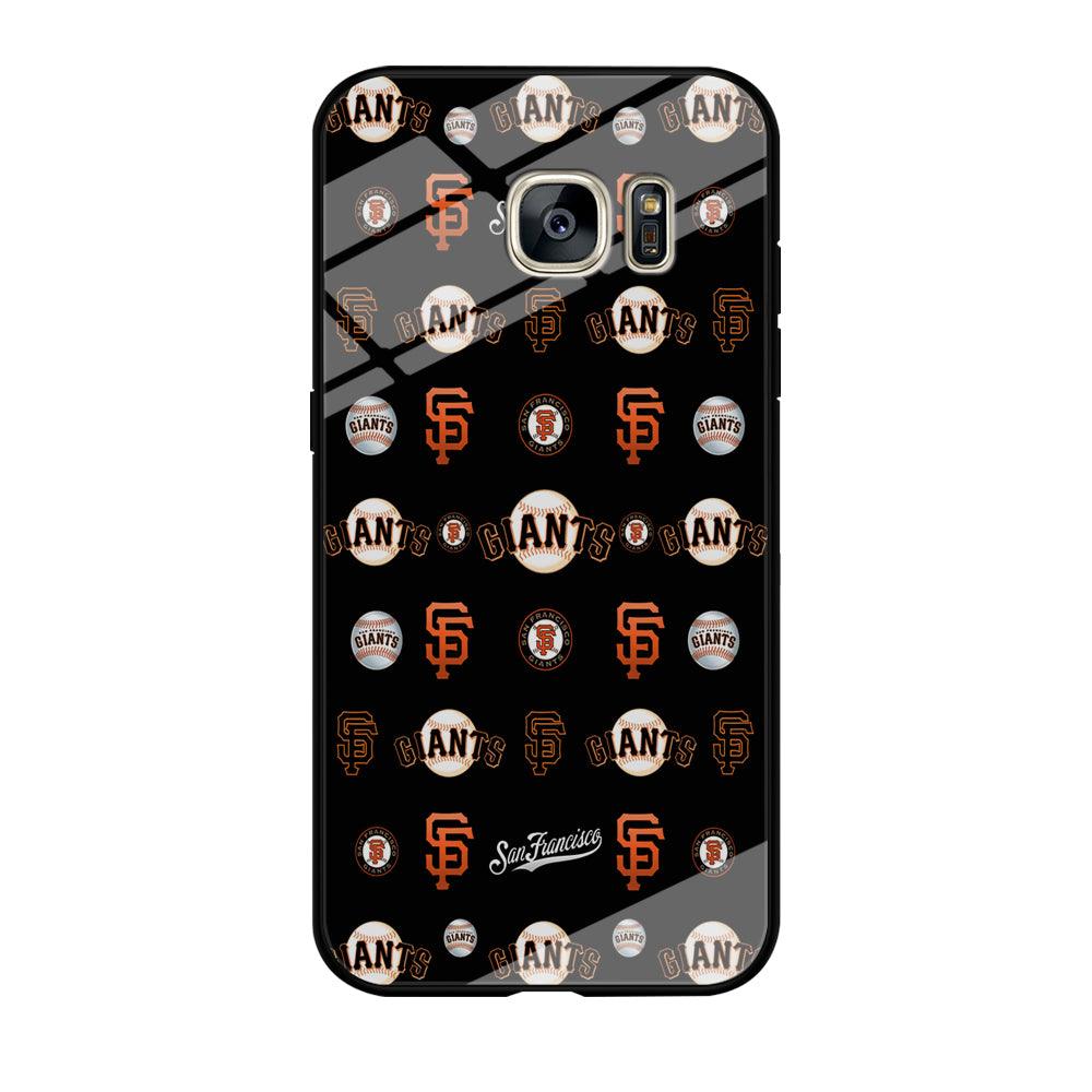 Baseball San Francisco Giants MLB 002 Samsung Galaxy S7 Edge Case-Tempered Glass Case-Xtracase