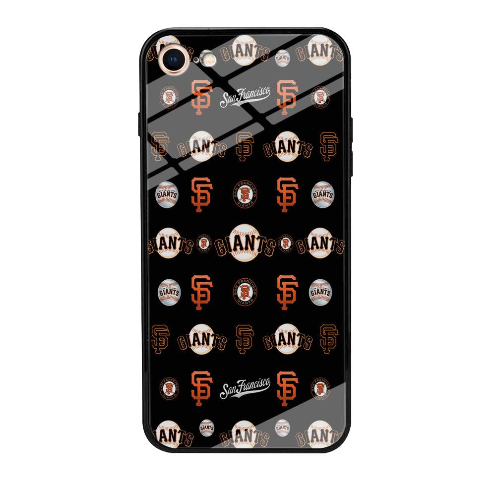 Baseball San Francisco Giants MLB 002 iPhone 7 Case-Tempered Glass Case-Xtracase