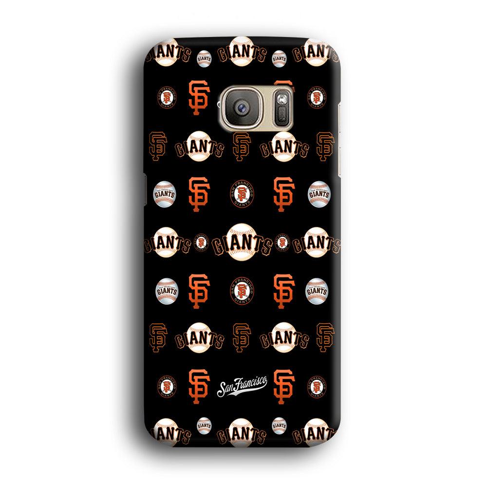 Baseball San Francisco Giants MLB 002 Samsung Galaxy S7 Edge Case-Plastic / Full Wrap (3D Case)-Xtracase