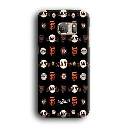 Baseball San Francisco Giants MLB 002 Samsung Galaxy S7 Edge Case-Plastic / Full Wrap (3D Case)-Xtracase