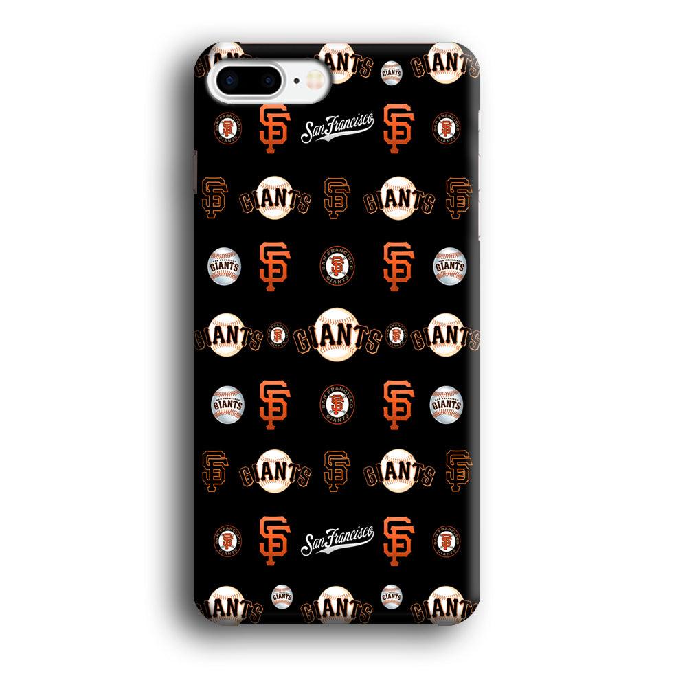 Baseball San Francisco Giants MLB 002 iPhone 8 Plus Case-Plastic / Full Wrap (3D Case)-Xtracase