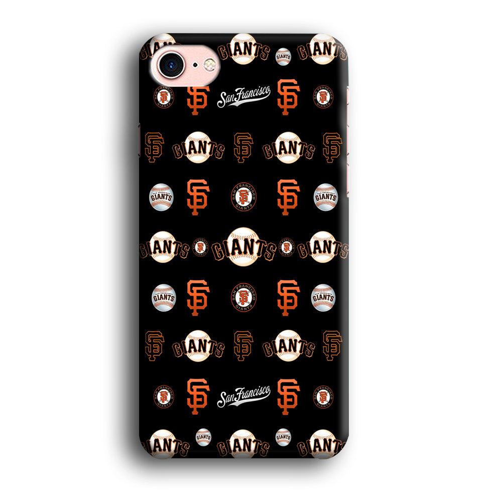 Baseball San Francisco Giants MLB 002 iPhone 7 Case-Plastic / Full Wrap (3D Case)-Xtracase