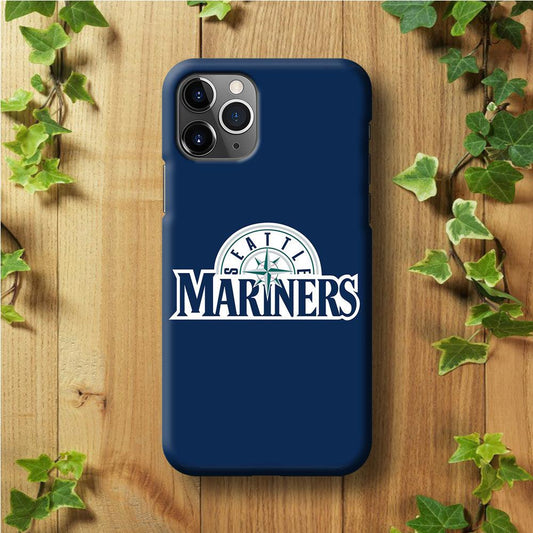 Baseball Seattle Mariners MLB 001 iPhone 11 Pro Max Case-Plastic / Full Wrap (3D Case)-Xtracase