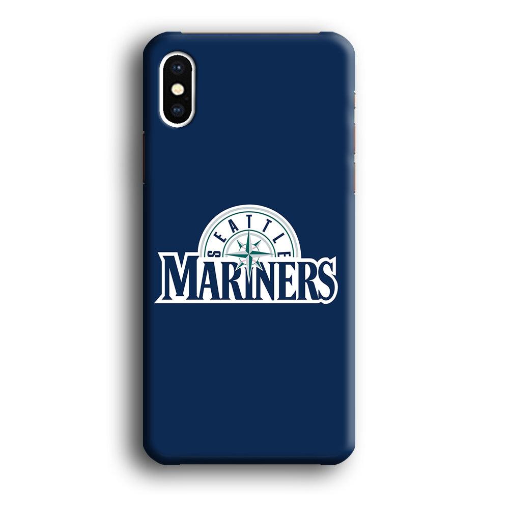 Baseball Seattle Mariners MLB 001 iPhone Xs 3D Case-Xtracase