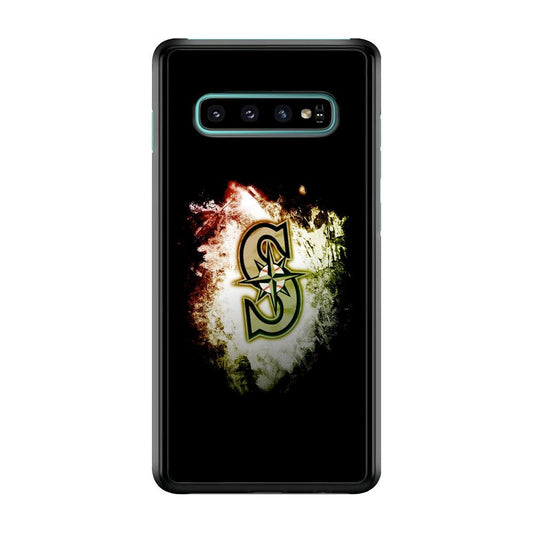 Baseball Seattle Mariners MLB 002 Samsung Galaxy S10 Case-Plastic / Full Wrap (3D Case)-Xtracase