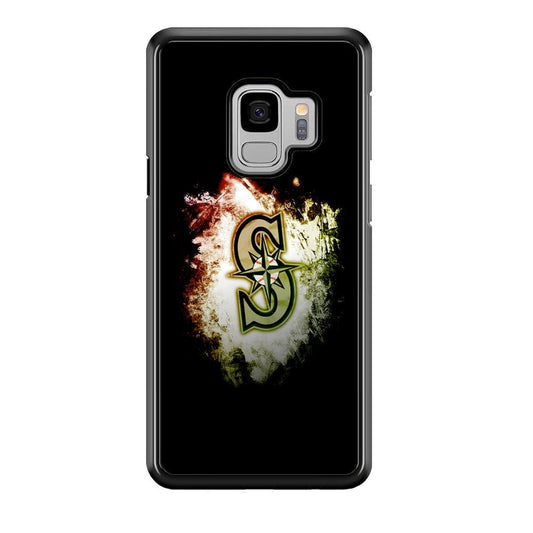 Baseball Seattle Mariners MLB 002 Samsung Galaxy S9 Case-Plastic / Full Wrap (3D Case)-Xtracase
