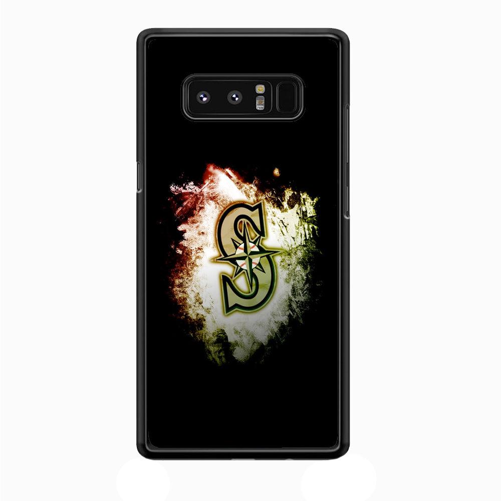 Baseball Seattle Mariners MLB 002 Samsung Galaxy Note 8 Case-Plastic / Full Wrap (3D Case)-Xtracase